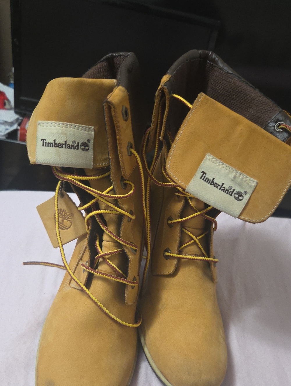 Timberland Womens Allington 6 inch Nubuck Boots Size 7.5 NEW